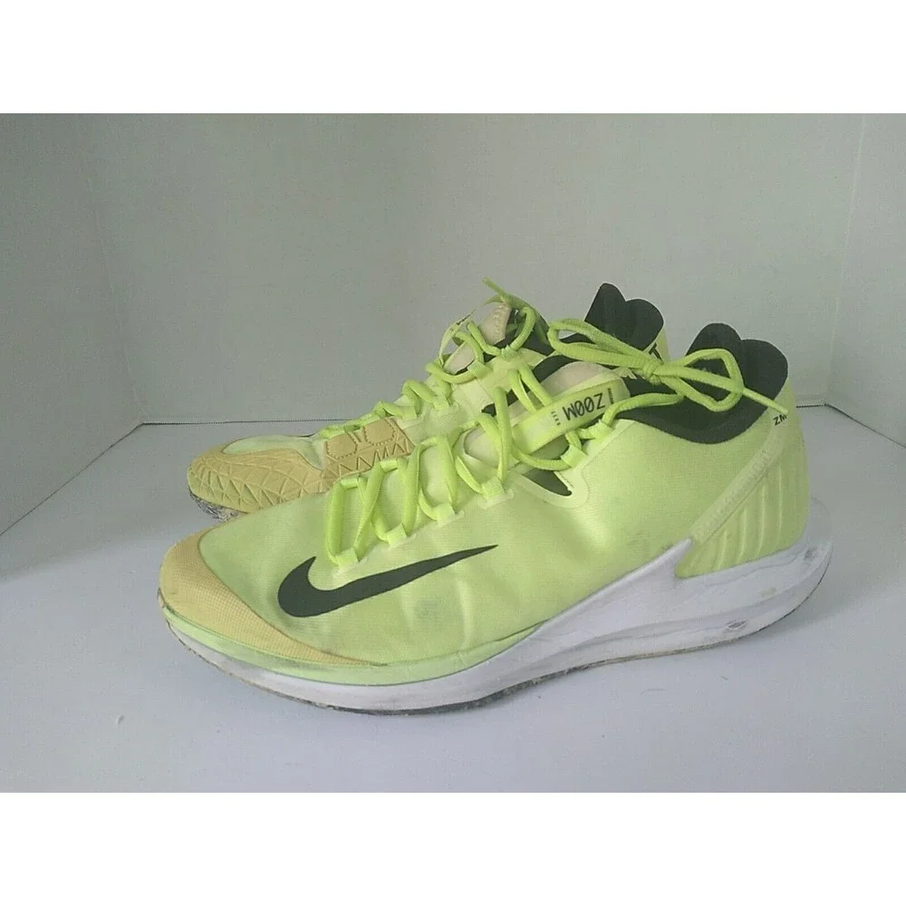NikeCourt Zoom NXT Tennis Shoes Lightweight Performance Neon Green‎